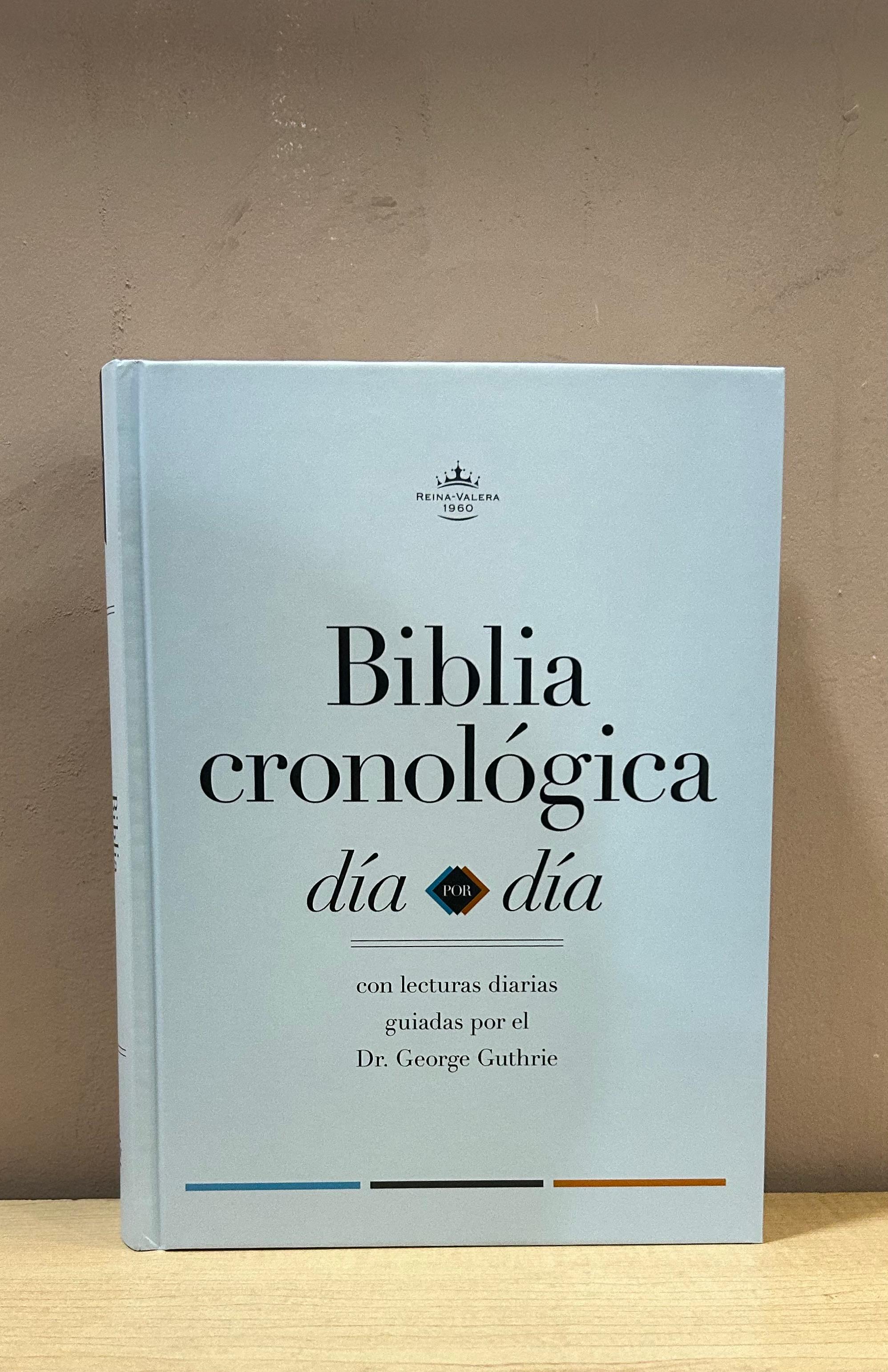Biblia RV60 de estudio cronológica (tapa dura)