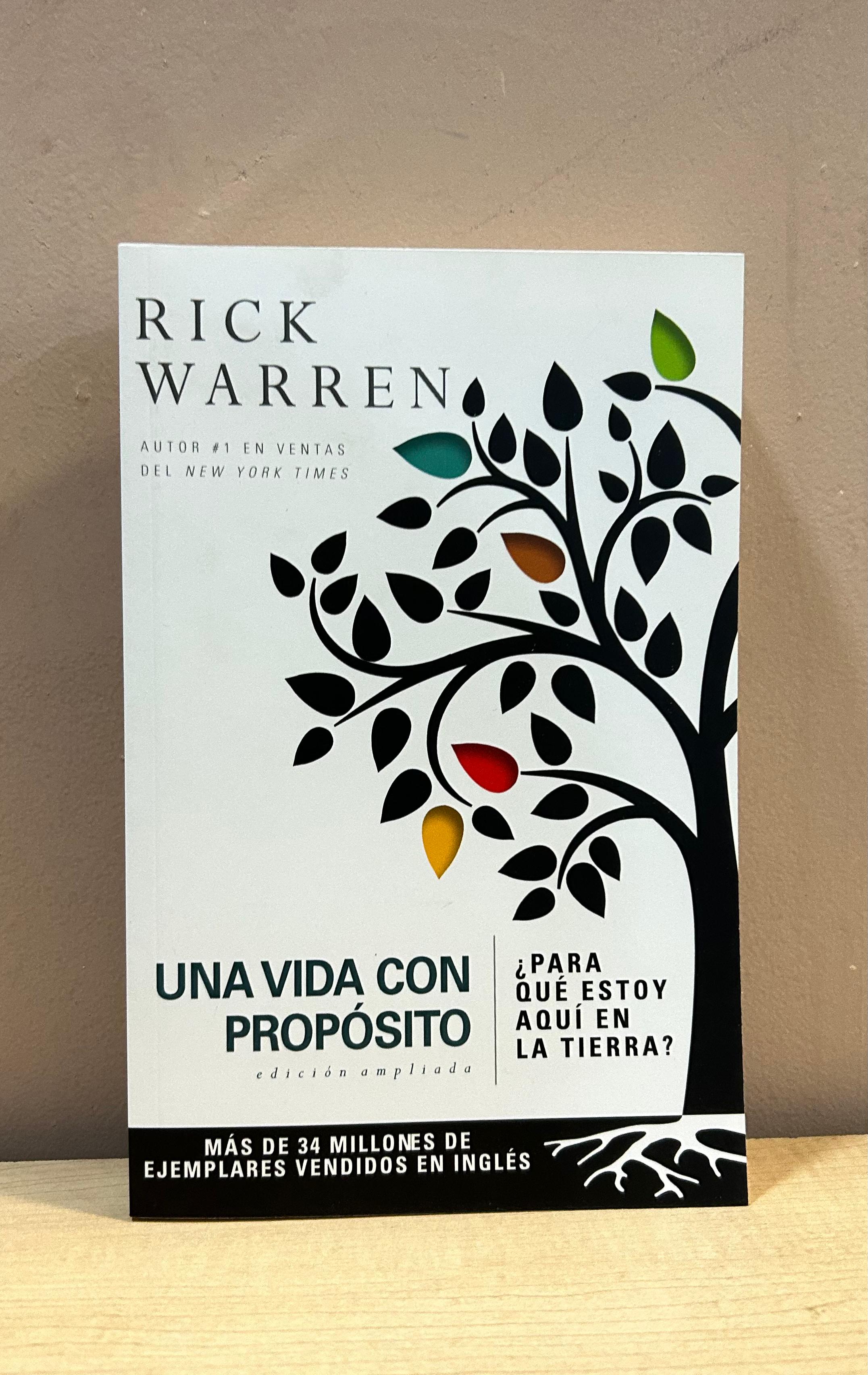 Una vida con propósito — Rick Warren (tapa blanda)